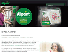 Tablet Screenshot of allpointnetwork.com